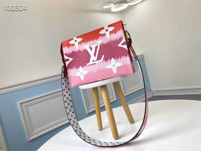 Louis Vuitton Outlet Monogram Canvas Original Leather M68137 red