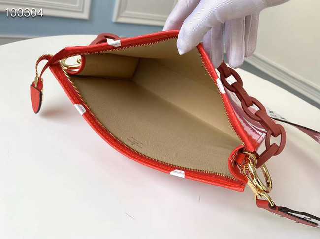 Louis Vuitton Outlet Monogram Canvas Original Leather M68137 red