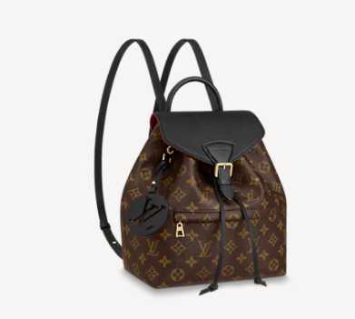 Louis Vuitton Outlet Original Monogram Canvas MONTSOURIS PM M45410 black