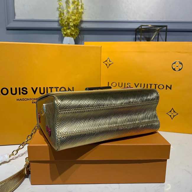 Louis Vuitton Outlet original epi leather twist M50282 gold