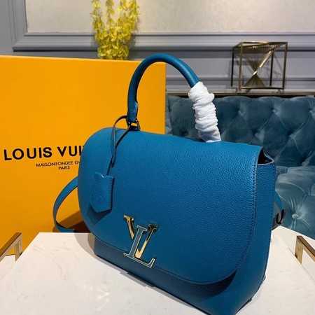 Louis Vuitton Outlet Volta Mocaccino Original Leather M53771 Light Blue