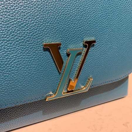 Louis Vuitton Outlet Volta Mocaccino Original Leather M53771 Light Blue