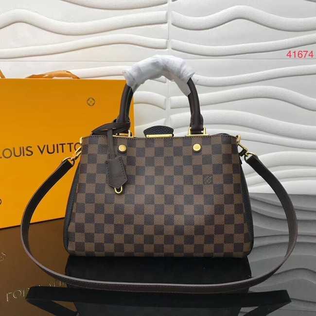 Louis Vuitton Outlet Original Damier Ebene Canvas M41674 black