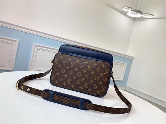 Louis Vuitton Outlet original monogram canvas Shoulder Bag M51478 blue