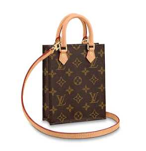 Louis Vuitton Outlet Original PETIT SAC PLAT Monogram Canvas M69442-2