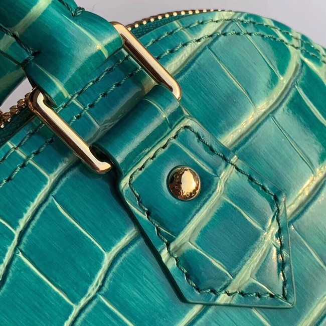 Louis Vuitton Outlet Crocodile Pattern Leather Bag N90897 Green