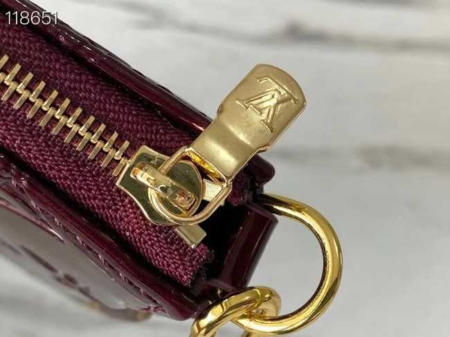 Louis Vuitton Outlet Monogram Vernis MINI POCHETTE ACCESSOIRES M58009 violet