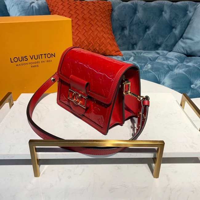 Louis Vuitton Outlet original MINI DAUPHINE M44580 red