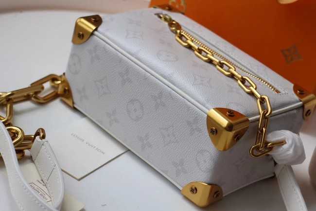 Louis Vuitton Outlet Original MINI SOFT TRUNK M68906 white