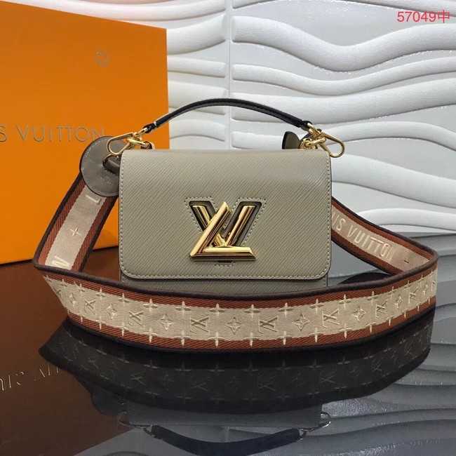 Louis Vuitton Outlet original TWIST MM M57050 gray