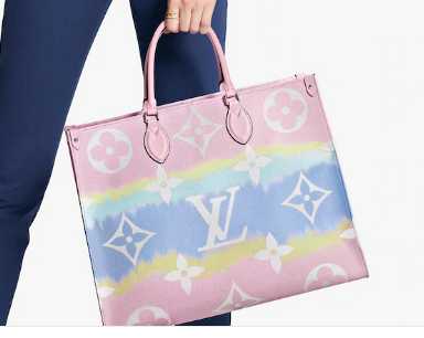 Louis Vuitton Outlet Monogram Canvas Original ONTHEGO M45119 pink