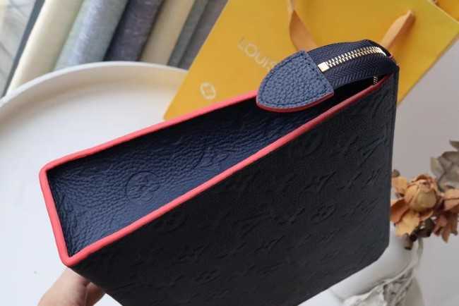 Louis Vuitton Outlet Monogram Empreinte POCHETTE VOYAGE MM M41058 Navy blue