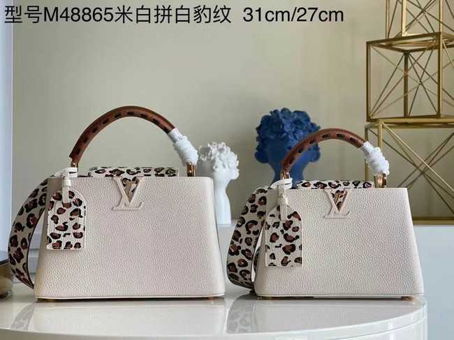 Louis Vuitton Outlet CAPUCINES PM M48865 white