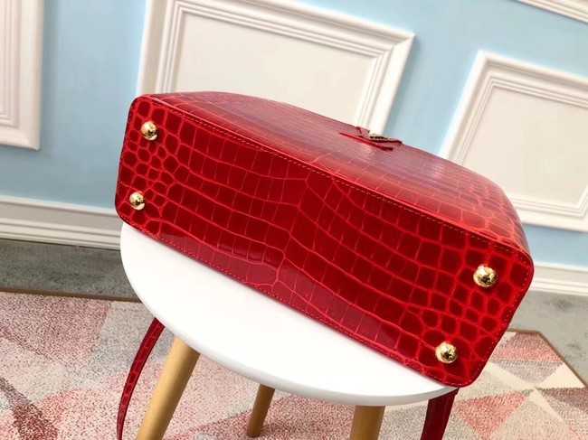 Louis Vuitton Outlet original crocodile CAPUCINES PM N93163 red