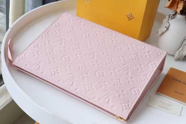 Louis Vuitton Outlet Monogram Empreinte POCHETTE VOYAGE MM M41058 pink