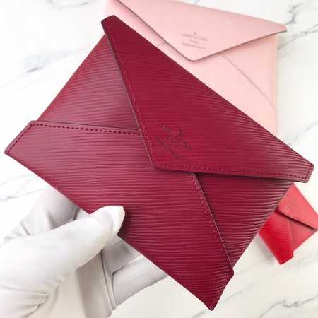 Louis Vuitton Outlet POCHETTE KIRIGAMI M64186 pink red Rose