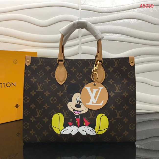 Louis Vuitton Outlet Disney x Mickey Mouse nthego medium tote bag M45039