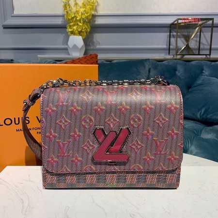 Louis Vuitton Outlet M55480 Twist MM Original Leather Monogram Pop Pink