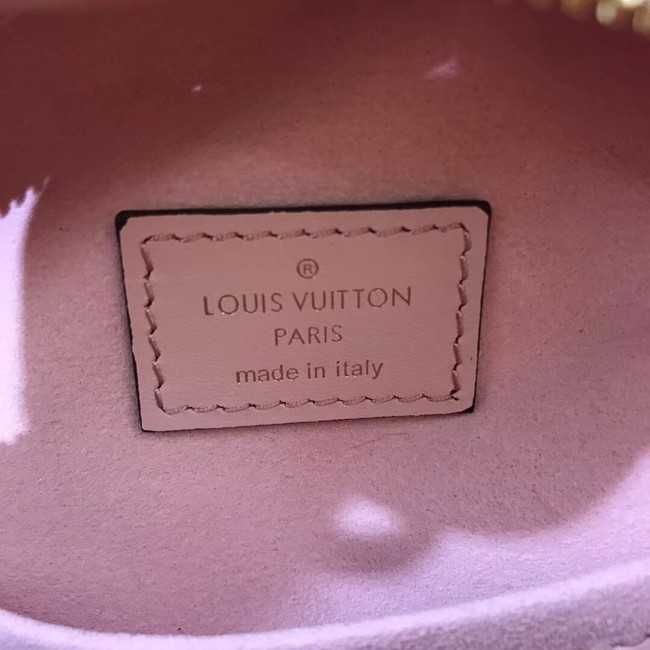 Louis Vuitton Outlet original Monogam vernis BOITE CHAPEAU SOUPLE M53999 pink