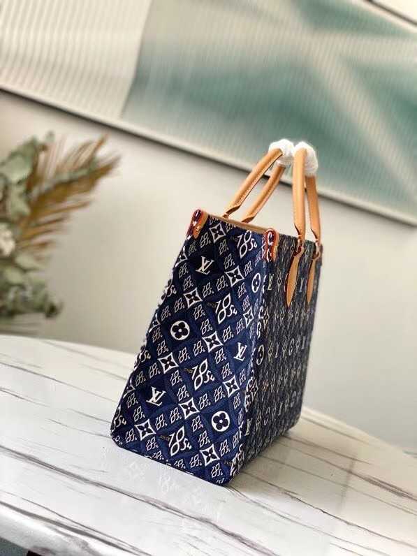 Louis Vuitton Outlet SINCE 1854 Onthego medium tote bag M57396 blue