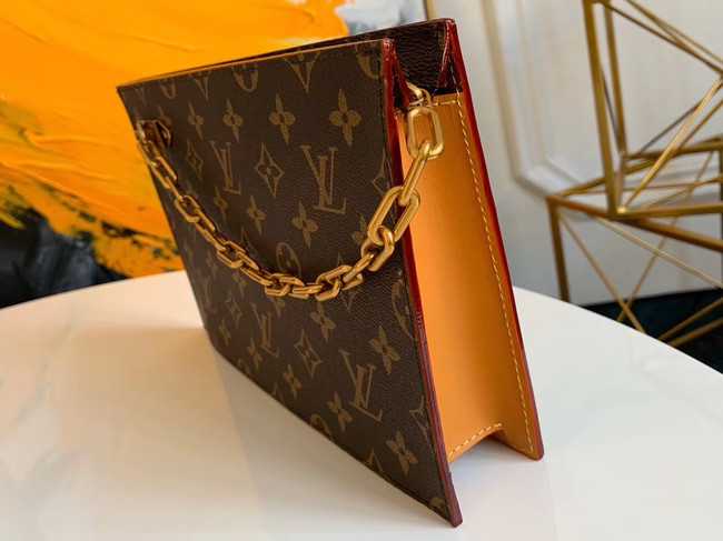 Louis Vuitton Outlet Original Monogram Canvas Zipper Clutch bag M44388