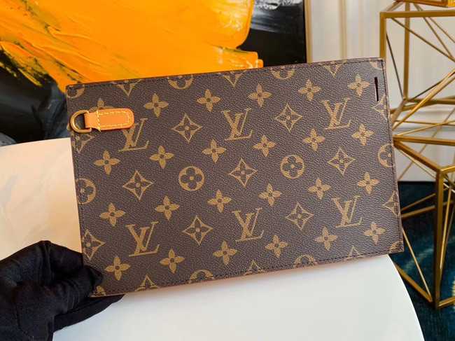 Louis Vuitton Outlet Original Monogram Canvas Zipper Clutch bag M44388