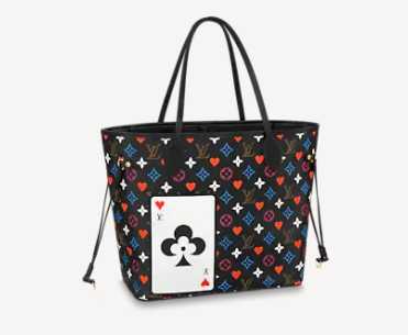 Louis Vuitton Outlet GAME ON NEVERFULL MM M57483 black