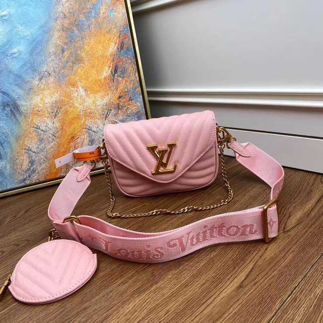 Louis Vuitton Outlet Original NEW WAVE MULTI-POCHETTE M56461 pink