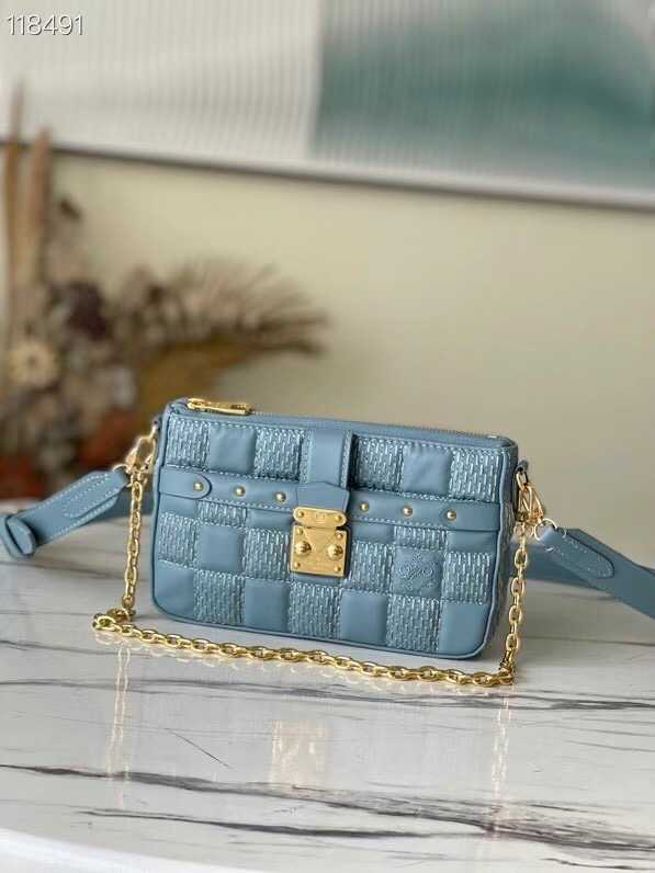 Louis Vuitton Outlet POCHETTE TROCA M59048 sky blue