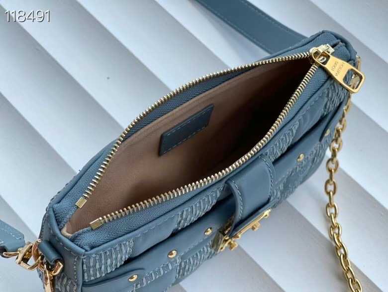 Louis Vuitton Outlet POCHETTE TROCA M59048 sky blue