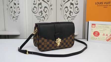 Louis Vuitton Outlet damier ebene clapton pm bag N44243 black