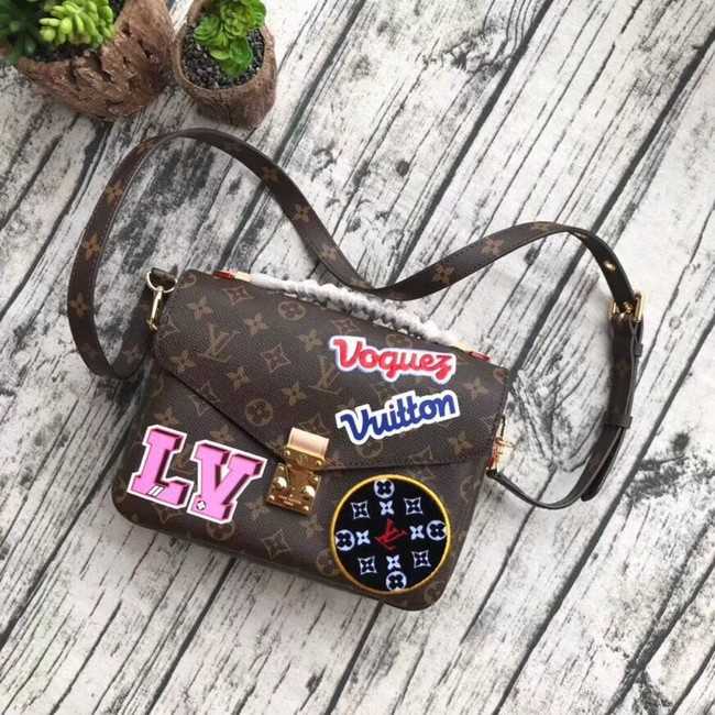 Louis Vuitton Outlet original monogram canvas POCHETTE METIS M43991