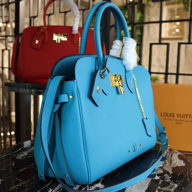 Louis Vuitton Outlet Veau Nuage Leather Milla MM M51685 sky blue