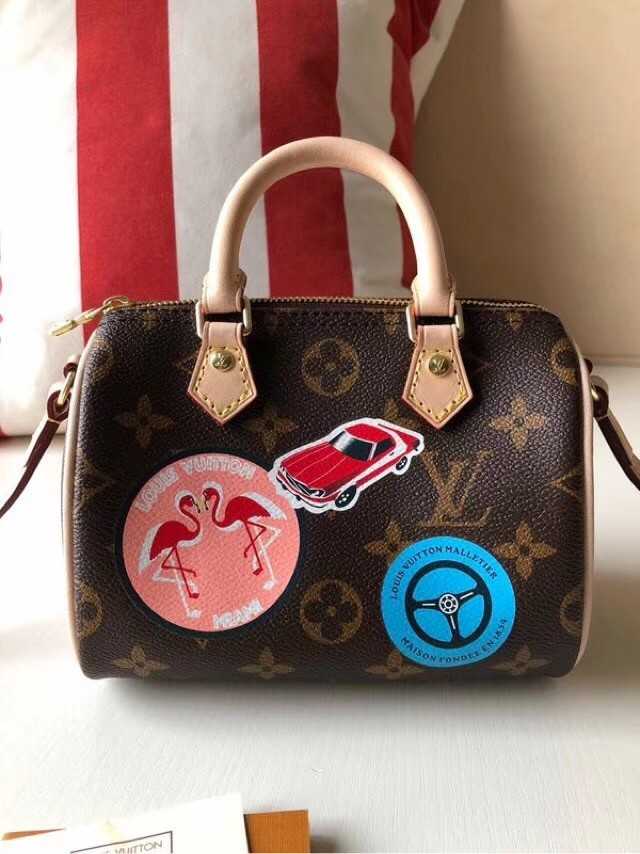 Louis Vuitton Outlet original monogram canvas nano speedy N61252