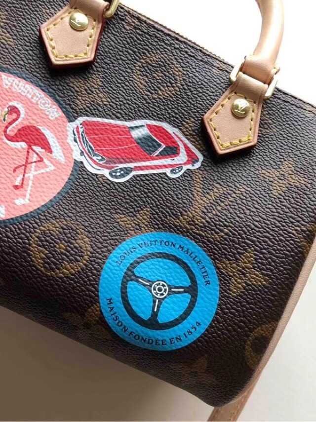 Louis Vuitton Outlet original monogram canvas nano speedy N61252