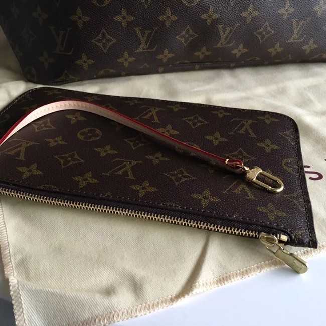 Louis Vuitton Outlet Monogram Canvas Original NEVERFULL GM M40990 apricot