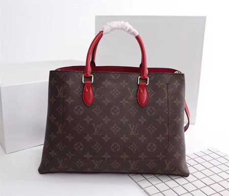 Louis Vuitton Outlet monogram canvas monogram flower M43553 red