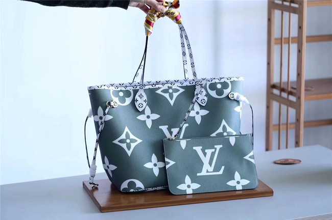 Louis Vuitton Outlet Original Monogram Canvas NEVERFULL M41177 green