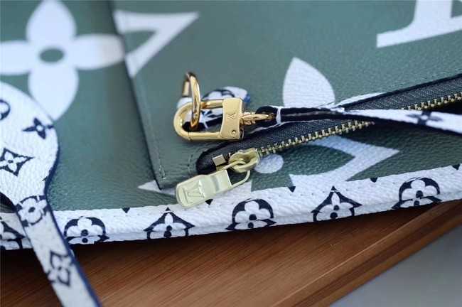 Louis Vuitton Outlet Original Monogram Canvas NEVERFULL M41177 green