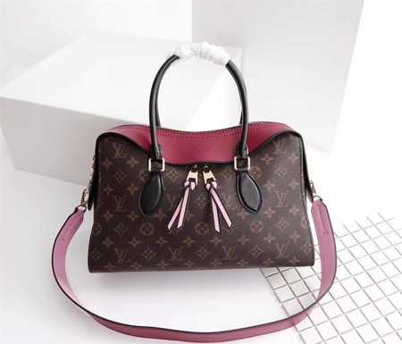 Louis Vuitton Outlet Monogram Canvas TUILERIES TOTE Bag M41455 Red