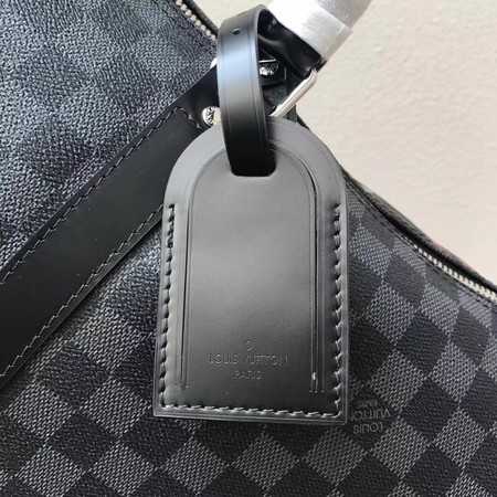 Louis Vuitton Outlet Damier Graphite Keepall 45 with Shoulder Strap N50002 Coconut tree