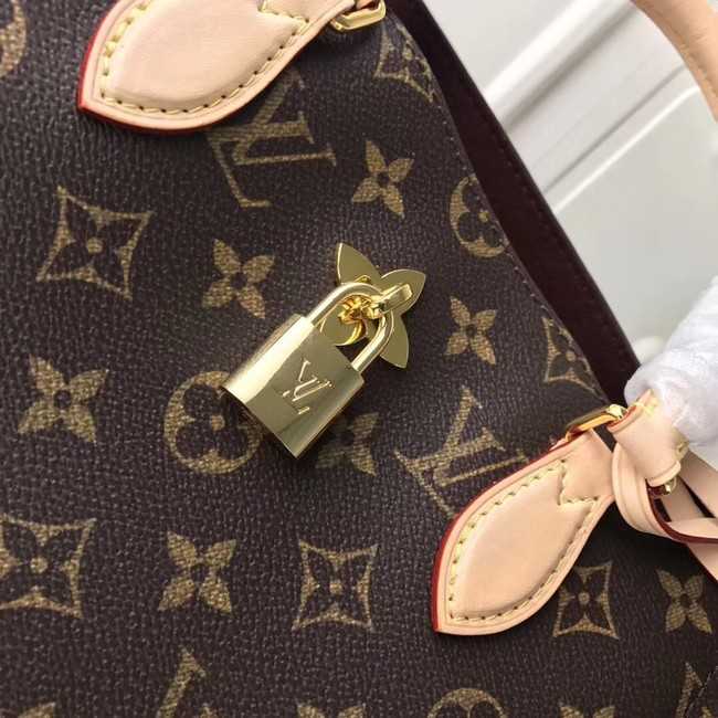 Louis Vuitton Outlet original monogram canvas Flower tote M43550 off-white