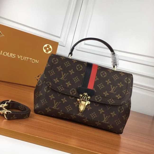 Louis Vuitton Outlet monogram canvas M66811 black&red