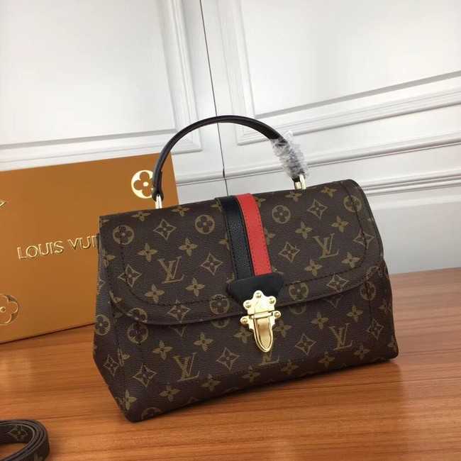 Louis Vuitton Outlet monogram canvas M66811 black&red