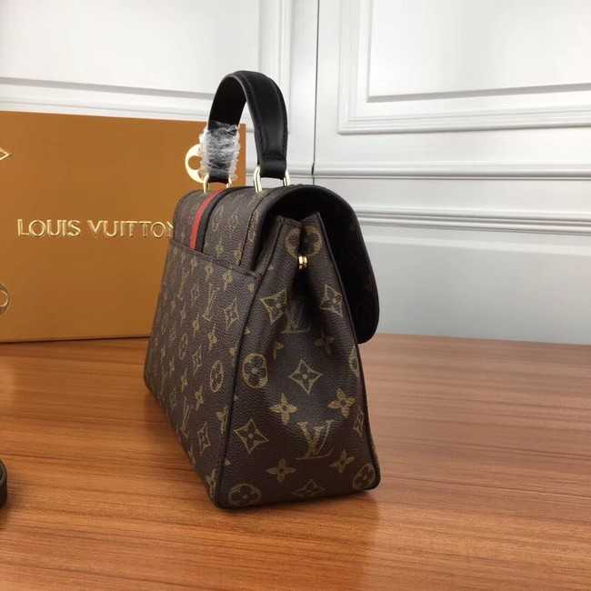 Louis Vuitton Outlet monogram canvas M66811 black&red