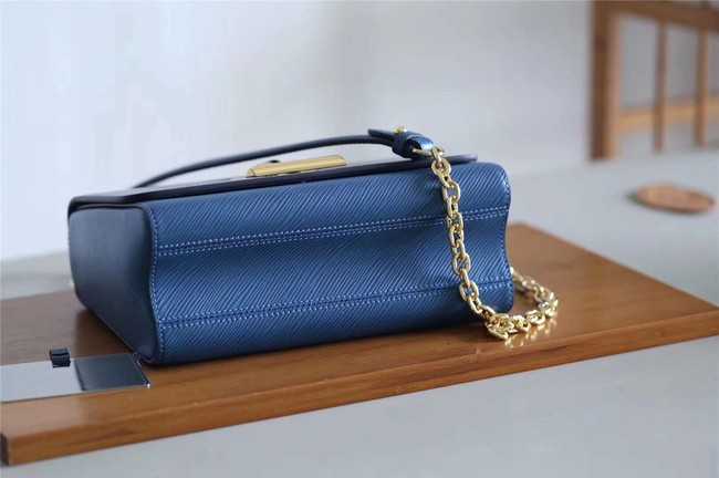 Louis Vuitton Outlet original epi leather TWIST MM M52870 blue