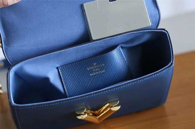 Louis Vuitton Outlet original epi leather TWIST MM M52870 blue