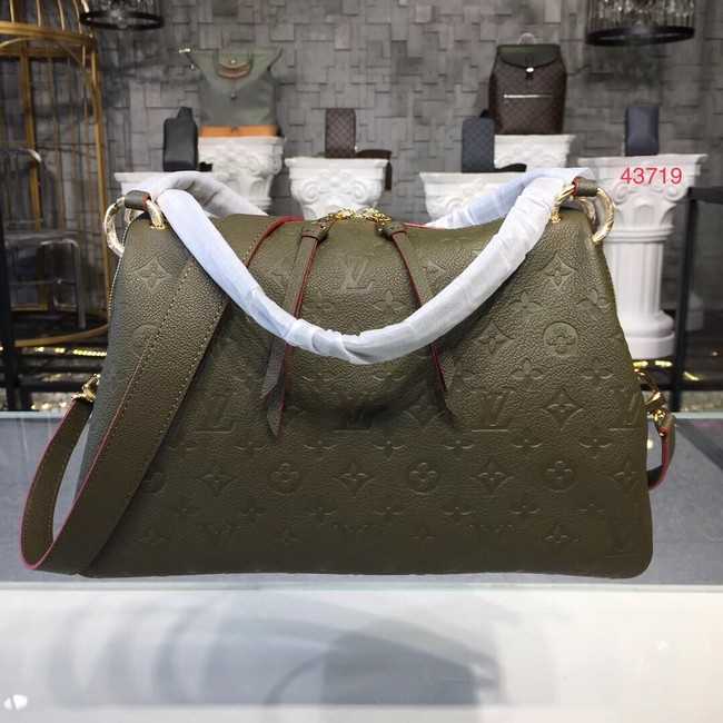 Louis Vuitton Outlet original mongram empreinte PONTHIEU PM M43721 Khaki