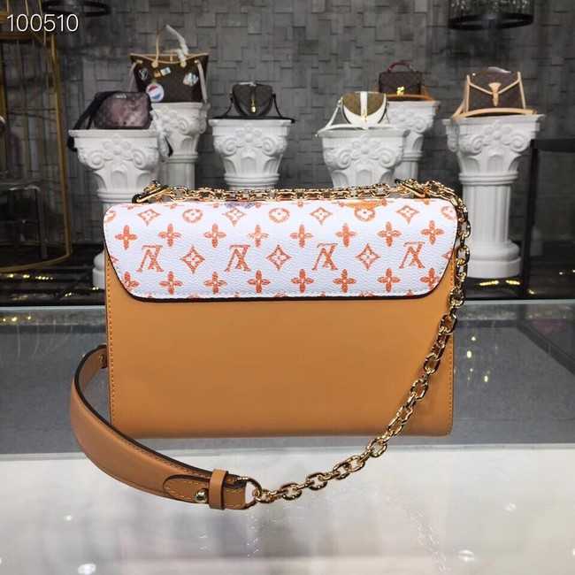 Louis Vuitton Outlet TWIST MM M50282 white&orange