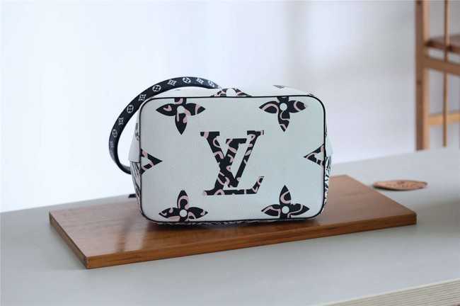 Louis Vuitton Outlet Monogram Canvas Neonoe Adjustable Strap Handbag M44020 white